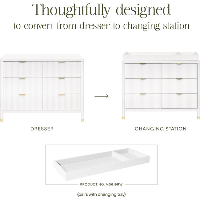 Brimsley Tambour 6-Drawer Assembled Dresser - Dressers - 7