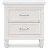 Darlington Nightstand, Warm White - Nightstands - 1 - thumbnail