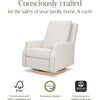 Crewe Recliner and Swivel Glider, Fog Chatham Stripe Performance Eco-Weave - Glider - 2 - thumbnail