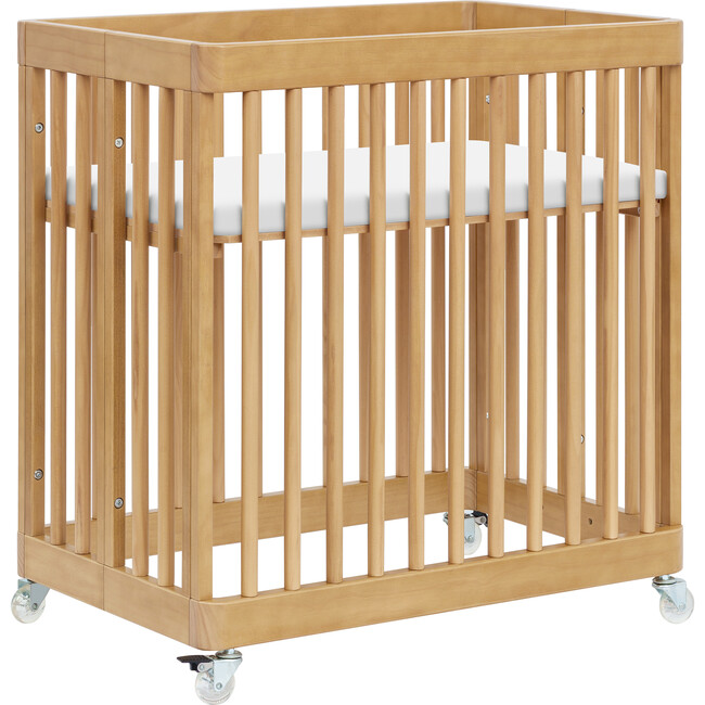 Pogo 8-in-1 Convertible Crib with All-Stages Conversion Kits in Honey - Cribs - 3