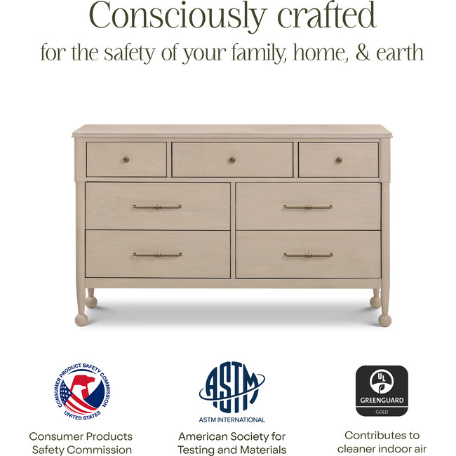 Alouette 7-Drawer Assembled Dresser - Dressers - 4