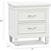 Darlington Nightstand, Warm White - Nightstands - 4