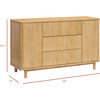 Pogo Tambour Assembled Dresser in Honey - Dressers - 4