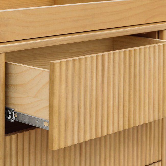 Pogo Tambour Assembled Dresser in Honey - Dressers - 5