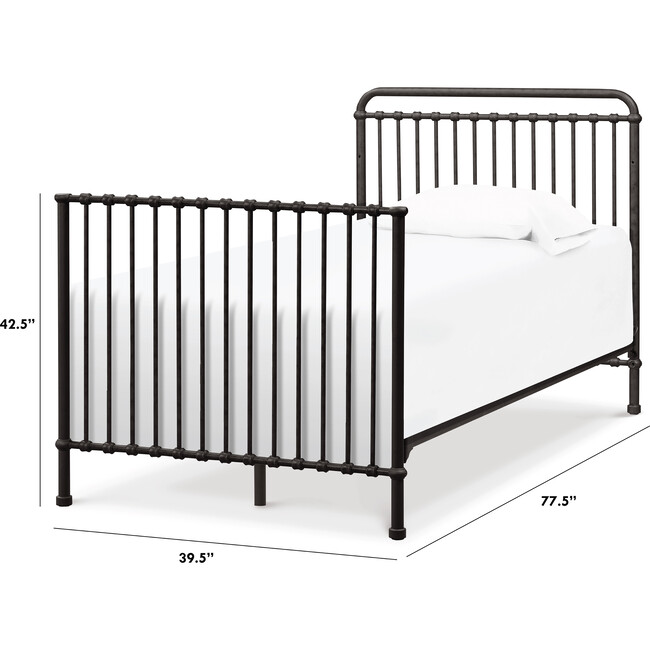 Twin Size Conversion Kit for Winston Mini Crib, Vintage Iron