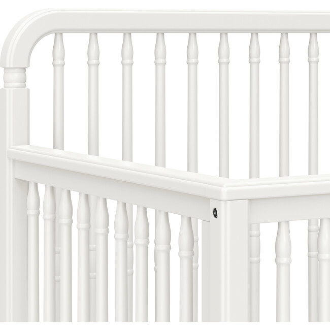 Liberty 4-in-1 Convertible Spindle Crib in Warm White - Cribs - 6