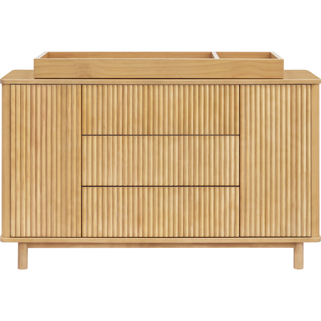 Pogo Tambour Assembled Dresser in Honey - Dressers - 6