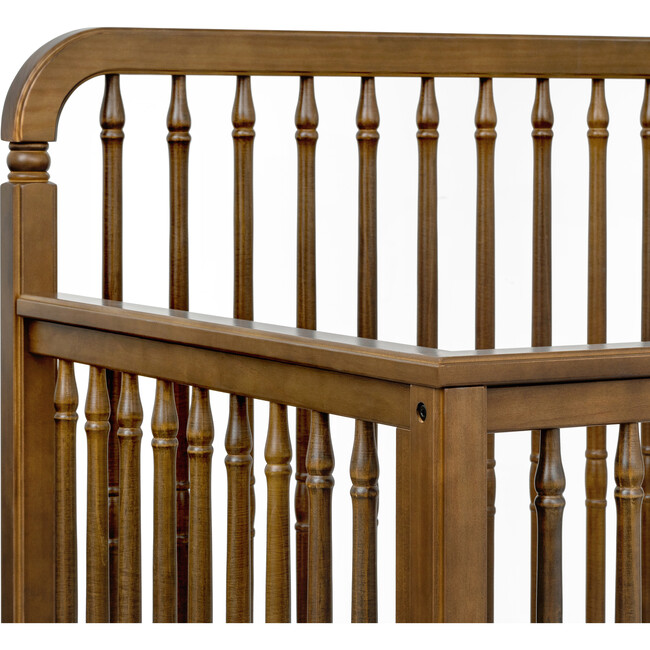 Liberty 4-in-1 Convertible Spindle Crib in Natural Walnut - Cribs - 6