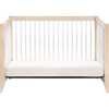 Sprout 4-in-1 Convertible Crib with Toddler Bed Conversion Kit, Natural/White - Cribs - 5