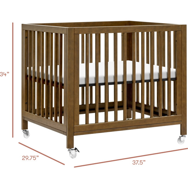 Rolli All-Stages® Midi Crib Conversion Kit in Natural Walnut - Cribs - 6