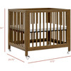 Rolli All-Stages® Midi Crib Conversion Kit in Natural Walnut - Cribs - 6