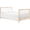 Sprout 4-in-1 Convertible Crib with Toddler Bed Conversion Kit, Natural/White - Cribs - 6