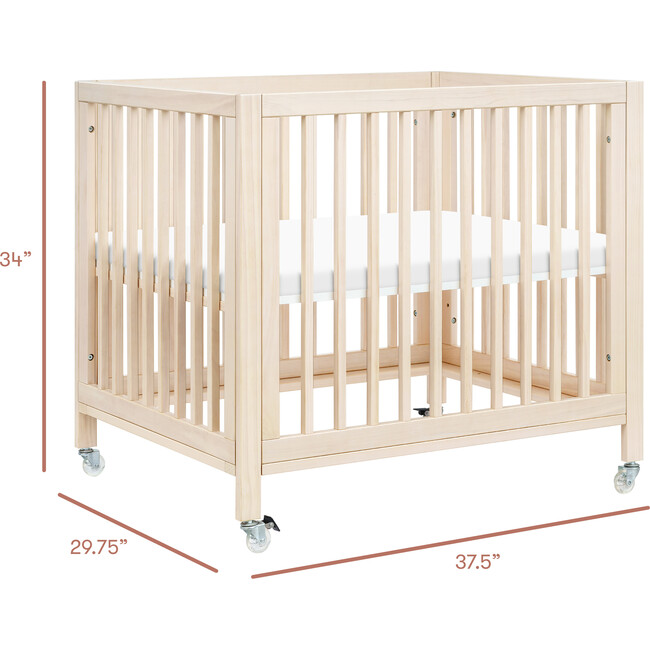Rolli All-Stages® Midi Crib Conversion Kit in Washed Natural - Cribs - 6
