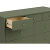 Palma 7-Drawer Assembled Double Dresser, Olive - Dressers - 3