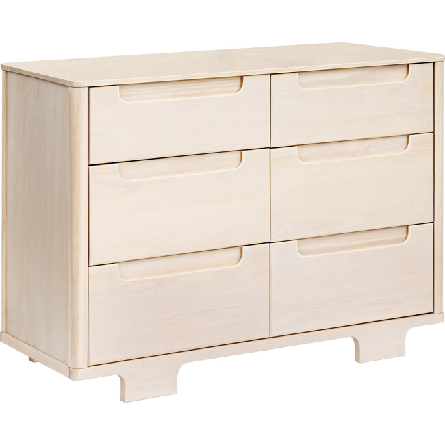Yuzu 6-Drawer Dresser, Washed Natural