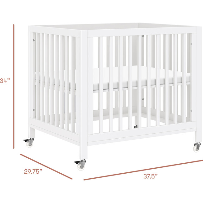 Rolli All-Stages® Midi Crib Conversion Kit in White - Cribs - 6