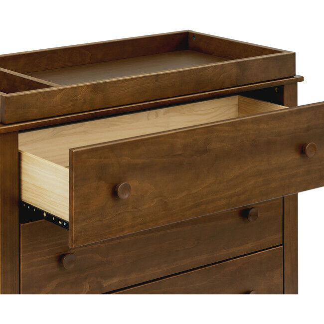 Sprout 3-Drawer Changer Dresser with Removable Changing Tray in Natural Walnut - Dressers - 3