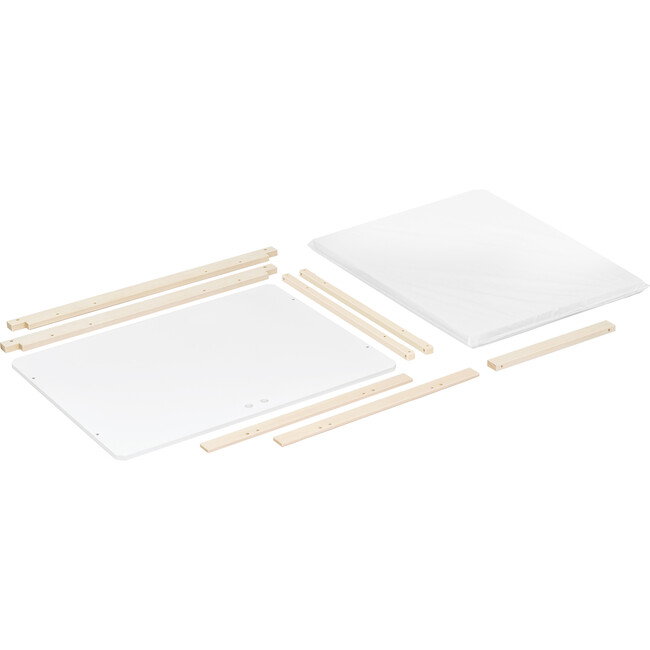 Rolli All-Stages® Midi Crib Conversion Kit in Washed Natural - Cribs - 7