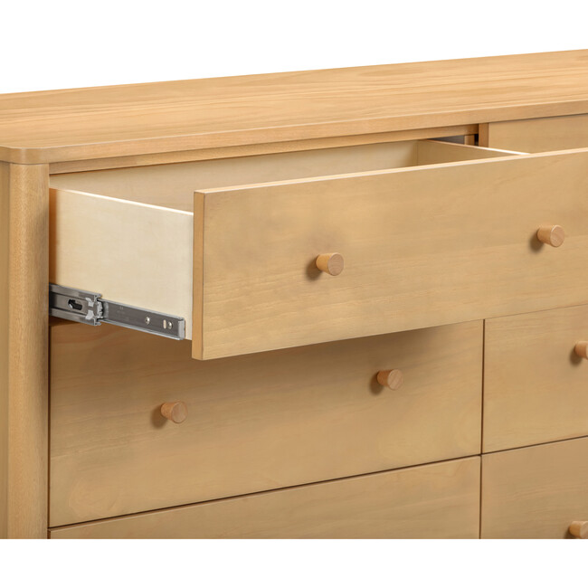 Swell 6-Drawer Assembled Dresser in Honey - Dressers - 4
