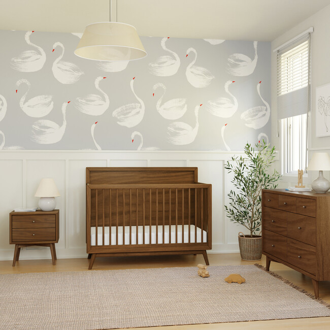 Palma Assembled Nightstand in Natural Walnut - Nightstands - 3