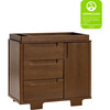 Yuzu 3-Drawer Changer Dresser, Natural Walnut - Changing Tables - 2