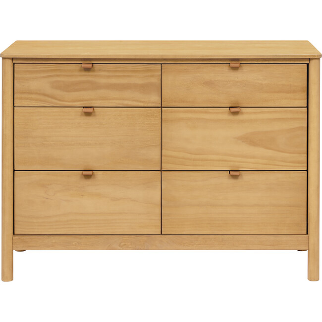 Bondi 6-Drawer Assembled Dresser in Honey