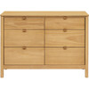 Bondi 6-Drawer Assembled Dresser in Honey - Dressers - 1 - thumbnail