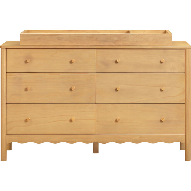 Swell 6-Drawer Assembled Dresser in Honey - Dressers - 5