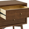 Palma Assembled Nightstand in Natural Walnut - Nightstands - 4