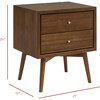Palma Assembled Nightstand in Natural Walnut - Nightstands - 5