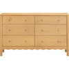 Swell 6-Drawer Assembled Dresser in Honey - Dressers - 6
