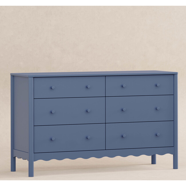 Swell 6-Drawer Assembled Dresser in Cove Blue - Dressers - 7