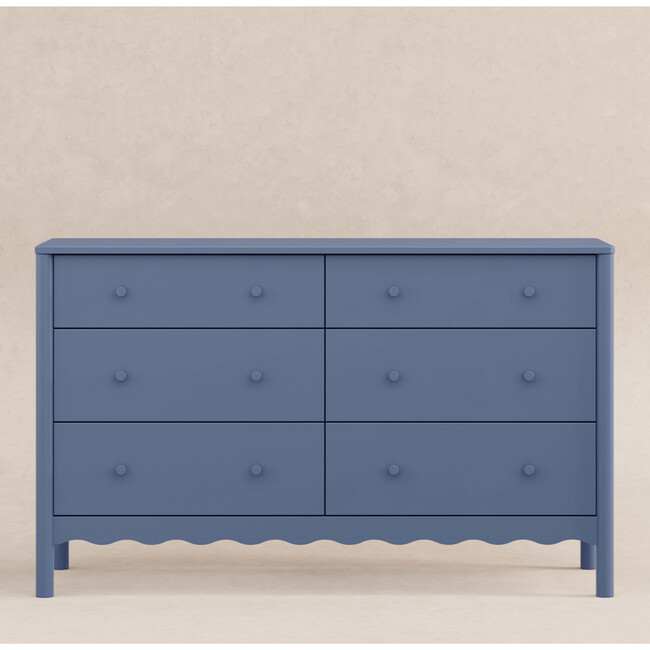 Swell 6-Drawer Assembled Dresser in Cove Blue - Dressers - 8