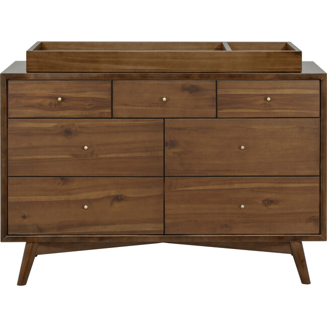 Palma 7-Drawer Assembled Double Dresser, Natural Walnut - Dressers - 5
