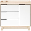 Hudson 3-Drawer Changer Dresser with Removable Changing Tray, Washed Natural/White - Dressers - 1 - thumbnail