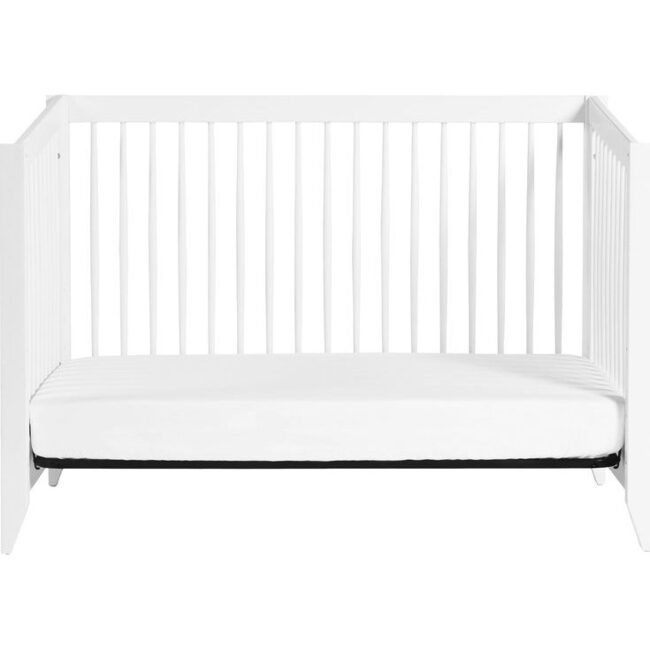 Sprout 4-in-1 Convertible Crib with Toddler Bed Conversion Kit, White - Cribs - 4
