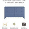 Swell 6-Drawer Assembled Dresser in Cove Blue - Dressers - 9