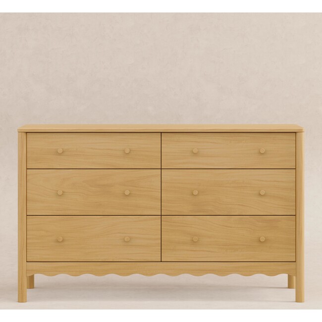 Swell 6-Drawer Assembled Dresser in Honey - Dressers - 9