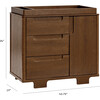 Yuzu 3-Drawer Changer Dresser, Natural Walnut - Changing Tables - 7