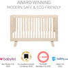 Hudson 3-in-1 Convertible Crib with Toddler Bed Conversion Kit, Washed Natural - Cribs - 9