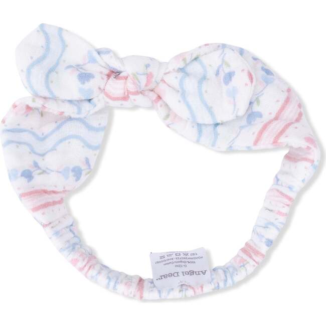 Scallop Back Top with Bloomer & Headband, Tulip Stripe