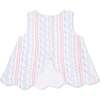 Scallop Back Top with Bloomer & Headband, Tulip Stripe - Mixed Apparel Set - 3