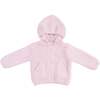 Chenille Hooded Jacket, Blush - Jackets - 1 - thumbnail
