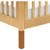 Gelato 4-in-1 Convertible Mini Crib, Honey & Vegan Tan Leather Feet - Cribs - 10