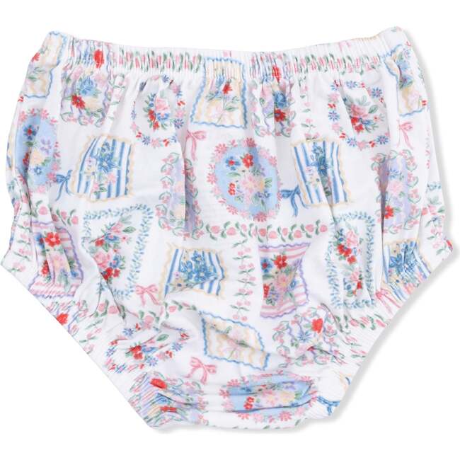 Jill Dress with Bloomer & Knot Headband Set, Julep's Floral Patchwork - Dresses - 4