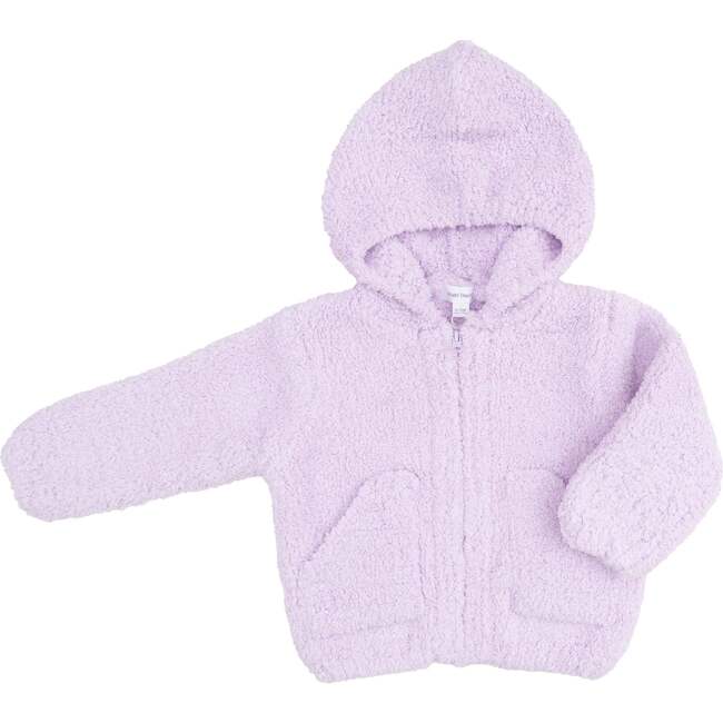 Chenille Hooded Jacket, Lavender