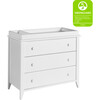 Sprout 3-Drawer Changer Dresser, White - Dressers - 8