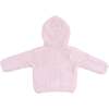 Chenille Hooded Jacket, Blush - Jackets - 3 - thumbnail