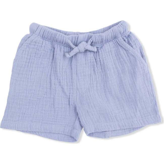 Polo Button Up with Casual Short, Baby Golf Carts Blue - Mixed Apparel Set - 4