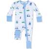 Convertible Romper, Vintage Golf Carts Blue - Rompers - 1 - thumbnail